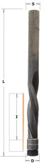 CMT downcut afwerkfrees met lager D=6,35 I=25,4 L=76,2 S=6,35 Z=2
