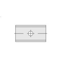 RStools wisselmessen 15 x 12 x 1,5 mm.  KCR08 (10 stuks) geschikt voor zacht-/hardhout