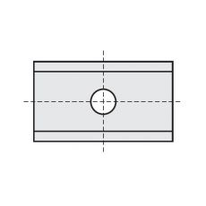 RStools wisselmessen 10,5x12x1,5mm.  KCR08 (10 stuks) geschikt voor zacht-/hardhout