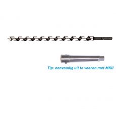 Rotec slangenboor, GOLD-LINE, Azobé, 6-kant, Ø6 t/m 30