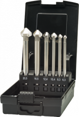 Phantom HSS-E set vari verzinkboren 42.566‚ 90°‚ 3 snijkanten‚ lang, Ø6,3 t/m 20,5 