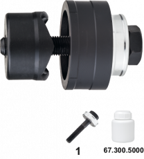 Phantom 67.110 gatenpons voor handgebruik‚ incl bout en lager, Ø 12,7 t/m 75,5 