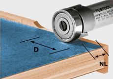 Festool HM kantenfrees Ø22mm. met lager
