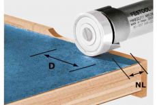Festool HM kantenfrees Ø22mm. zonder lager