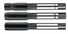 Phantom 21.150 HSS-E handtappen, metrisch‚ set à 3 stuks‚ stoomontlaten‚ nr.1: met geleiding, M3 t/m M12
