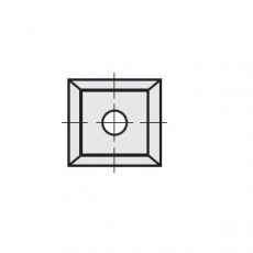Wisselmessen 12 x 12 x 1,5 mm, 4 snijkanten, KCR02+ (doosjes, 10 stuks)