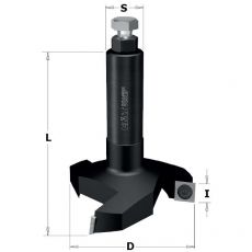 CMT - CNC vlakfrees met wisselmessen Ø 60 x 12 x 80 mm. S=Ø12