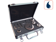 Diamant tegelboorkroon set 8dlg. Ø18/22/25/32/38/43/50/83 +houder