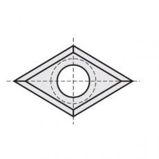 RStools wisselmessen 14 x 14 x 2 mm.  (zout)  KCR05 (10 stuks)  geschikt voor zacht-/hardhout