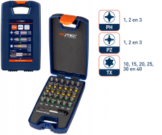 Rotec bitset, OPTI,31-delig, PH, PZ en TX