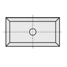 RStools wisselmessen 19,5 x 12 x 1,5 mm.  z= 4  KCR08 (10 stuks)  geschikt voor zacht-/hardhout
