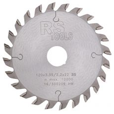 RStools voorritser Ø120 x 3,35 x ø22  z=30 TF PREMIUM voor harde toplagen/materialen
