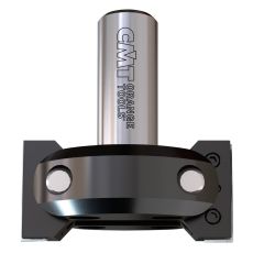 CMT - CNC verstelbare afschuinfrees met wisselmessen Ø85 x 40 x 92 mm. S=Ø20 mm.