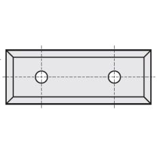 RStools wisselmessen 29,5x8x1,5mm.  z=4   KCR08 (10 stuks)  geschikt voor zacht-/hardhout