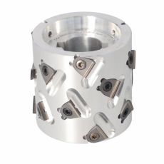 Premill DIA Cutter Heads with Replaceable Plates D=80 I=65 d=30+2CH Z=3+3 (18) a35° H=3 SYM Type C /