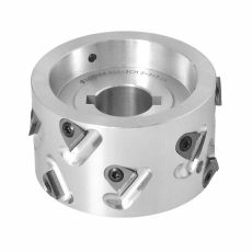 Premill DIA Cutter Heads with Replaceable Plates D=100 I=44 d=30+2CH Z=3+3 (12) a30° H=3 LH Type B /
