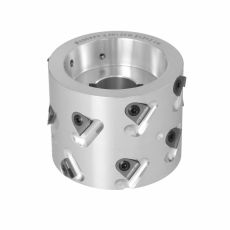Premill DIA Cutter Heads with Replaceable Plates D=100 I=65 d=30+2CH Z=2+2 (14) a35° H=3 LH type B /