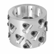 Premill DIA Cutter Heads with Replaceable Plates D=100 I=65 d=30+2CH Z=3+3 (18) a30° H=3 LH type B /