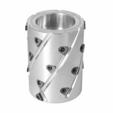 Premill DIA Cutter Heads with Replaceable Plates D=100 I=124 d=30+2CH Z=2+2 (22) a30° H=3 LH type C
