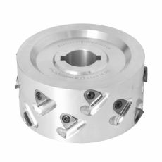 Premill DIA Cutter Heads with Replaceable Plates D=125 I=44 d=30+2CH Z=3+3 (15) a45° H=3 LH flange /