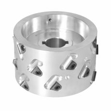 Premill DIA Cutter Heads with Replaceable Plates D=125 I=65/77 d=30+2CH Z=3+3 (18) a30° H=3 LH Down