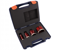 Rotec diamantboorkroonset, 4-delig, M14, ø25, 35, 50, 68 mm