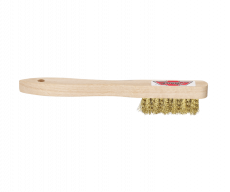 Athlet bougieborstel, messing, 3-rijïg