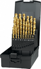 Phantom 19.156 HP2 UNI HSS-E set spiraalboren, TiN, type 11.568