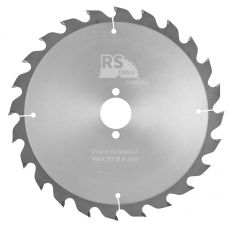 RStools HM cirkelzaag BasicLine Ø216 x 2,6 x 30 mm T=24 wisseltand