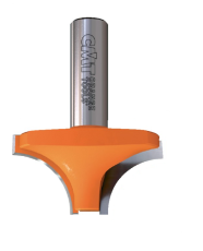 CMT Afrondfrees, HM, Z2, R=4 t/m 25,4, Ø19 t/m 63,5