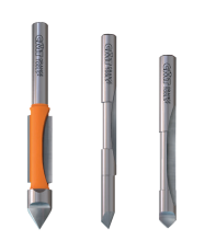 CMT inboorfrees, HM/VHM, met geleiding, Ø6 t/m 12,7