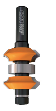 CMT Verstelbare afrond- en afschuinfreesset, HM, Z2, met lager, 45°, R=4,76, Ø38,1 