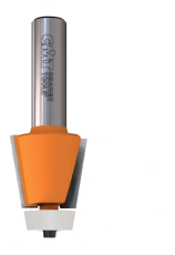 CMT Afschuinfrees, tbv massief plaatmateriaal, HM, met lager, Z2, Ø28,5 t/m 31,7
