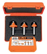 CMT Afrondfrezenset, 3-delig, HM, Z2, R=6,35 t/m 12,7