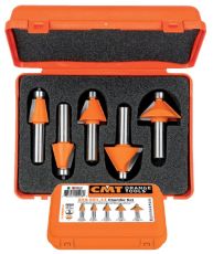 CMT Afschuinfreesset, HM, met lager, Z2, 11,25-45°, Ø 22,2 t/m 45