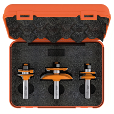 CMT Meubel- en keukendeurenfrezenset, type Junior, HM, 3-delig, Z2 **4 profielen**