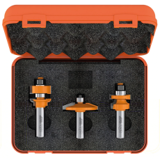 CMT Mini deurenfrezenset, HM, 3-delig, Z2
