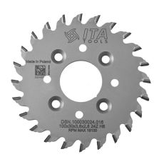 DSN Groefzaag, diamant, D=100 F= 30 Z= 24 K/P=3,6/2,8 H6 WZ/FA PH:4/M6/48