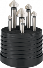 International Tools ECO HSS set verzinkboren 42.533, 90°‚ 3 snijkanten‚ Ø6,3 t/m 25