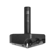 Profielfrees met wisselplaatjes voor afschuinen, Z=2 D=57,6 I=7,6 S=12 L=75 α=150°, RH