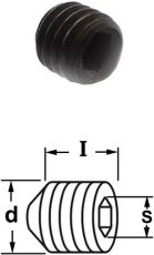 Inbusbout met conisch drukvlak (voor art 316)