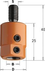 CMT Boorhouder, links