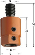 CMT Boorhouder, links