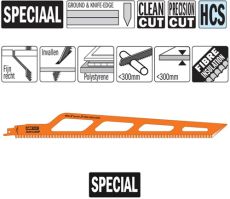 CMT Reciprozaagblad HCS 400mm x 1,5mm, CMT