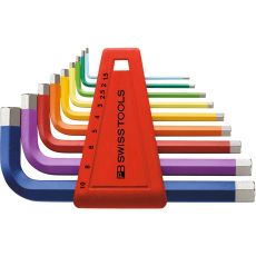 PB SWISS TOOLS - Inbus sleutelset 9 delig voor binnenzeskantbouten