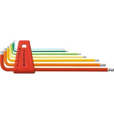 PB SWISS TOOLS - Set sleutels 7 delig voor binnenzeskantbouten, lang
