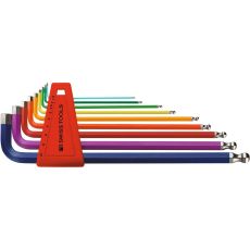 PB SWISS TOOLS - Set sleutels 9 delig voor binnenzeskantbouten, lang