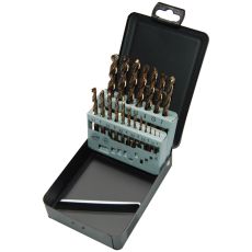 Labor HSS-Cobalt spiraalborenset ø1-10 x 0,5 mm. DIN338 19-delig