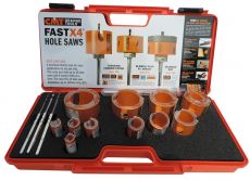 CMT 11 delige HM gatzagen set - Ø20, 22, 25, 29, 35, 44, 51, 64, 68, 76, 82mm + houders