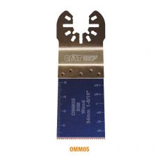 CMT 34 mm. BIM multitoolzaagbladen voor hout, lange standtijd. (hard/zacht hout, blokplaat, OSB-plaat, kunststof)